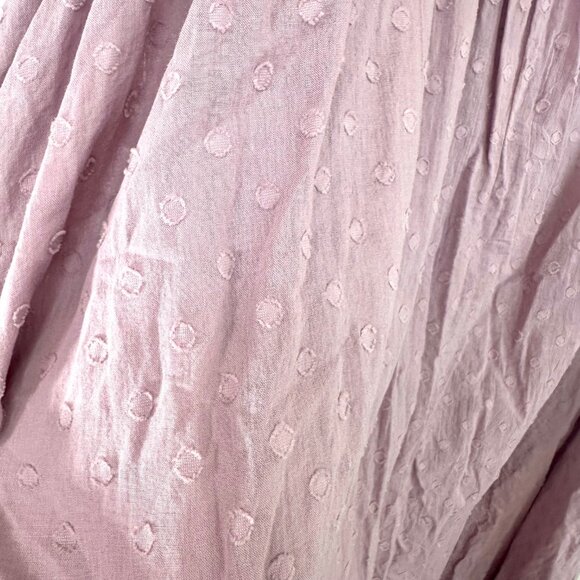 Square Neck Smocked Puff Sleeve 100% Cotton Dress XXL - Picture 13 of 13